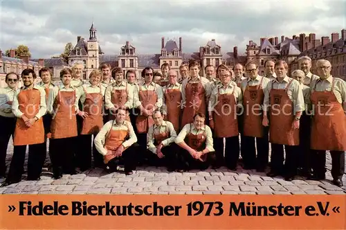 AK / Ansichtskarte  Havixbeck Fidele Bierkutscher 1973 Muenster e.V. Gruppenbild Havixbeck