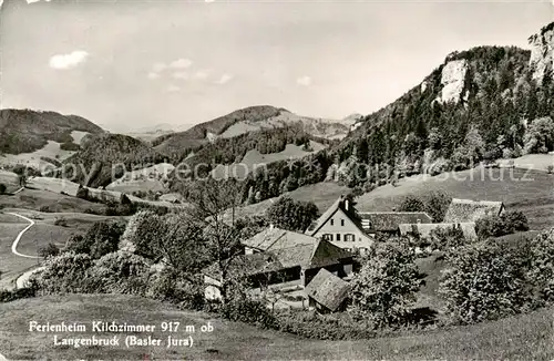 AK / Ansichtskarte  Langenbruck__BL Ferienheim Kilchzimmer Panorama 