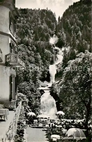 AK / Ansichtskarte  Brienzersee_BE Park Hotel Giessbach Wasserfall Brienzersee BE