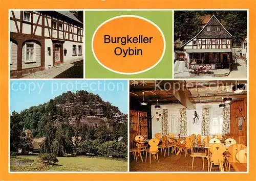 AK / Ansichtskarte  Oybin HO Kommissionsgaststaette Burgkeller Gaststube Berg Oybin Oybin