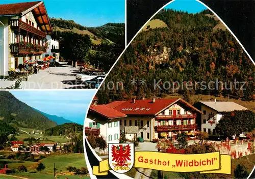 AK / Ansichtskarte  Niederndorf_Tirol_AT Gasthof Pension Wildbichl Freiterrasse Panorama 