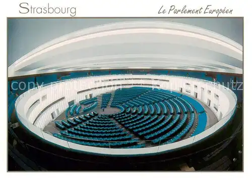 AK / Ansichtskarte  Strasbourg_Strassburg_67_Bas-Rhin Europaparlament Inneres 
