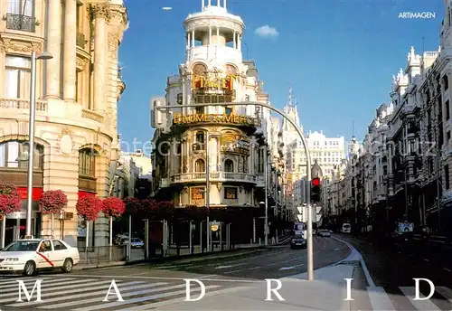 AK / Ansichtskarte 73858093 Madrid_Spain Gran Via Madrid Spain