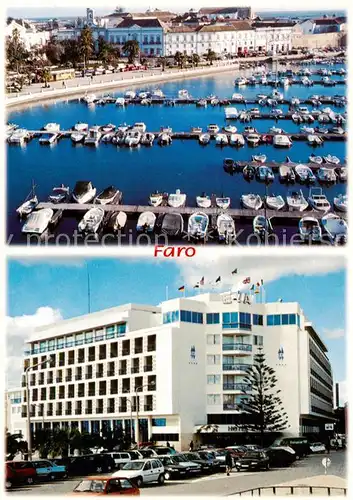 AK / Ansichtskarte 73858095 Faro_Portugal Yachthafen Hotel Eva 