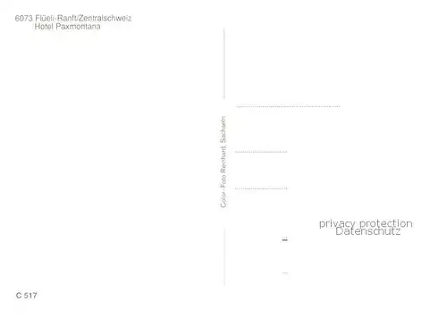 AK / Ansichtskarte  Flueeli-Ranft_Fluehli-Ranft_OW Hotel Paxmontana 