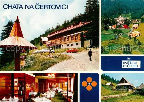 AK / Ansichtskarte  Nizke_Tatry_Slovakia Chata na Certovici Vysna Boca Jedalen Drevenice vo Vysnej Boci 