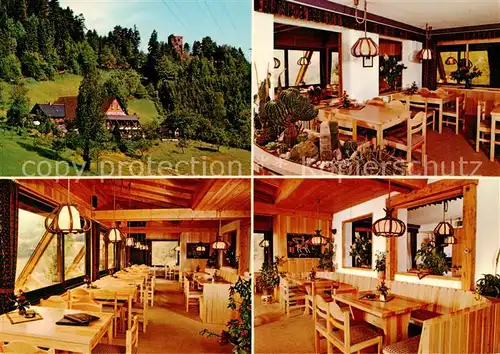 AK / Ansichtskarte  Schramberg Gasthaus Schilteckhof Gastraeume Schramberg