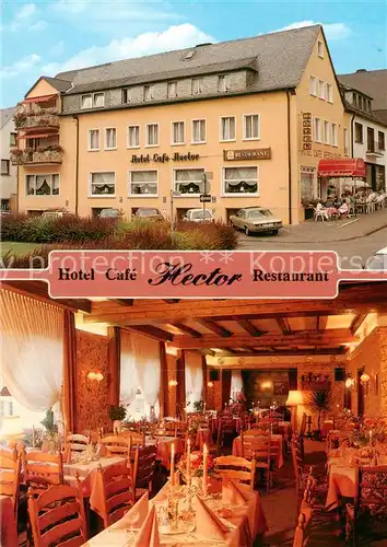 AK / Ansichtskarte 73858133 Bernkastel-Kues_Berncastel Hotel Cafe Hector Restaurant  
