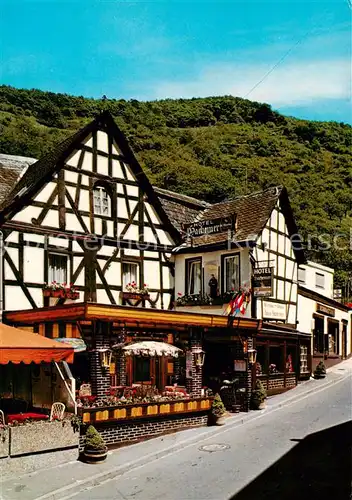 AK / Ansichtskarte  Kamp-Bornhofen_Rhein Hotel Hachemer Cafe Restaurant