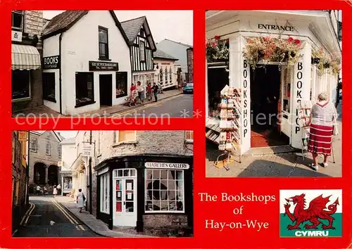 AK / Ansichtskarte 73858151 Hay-on-Wye_Wales_UK The Bookshops 