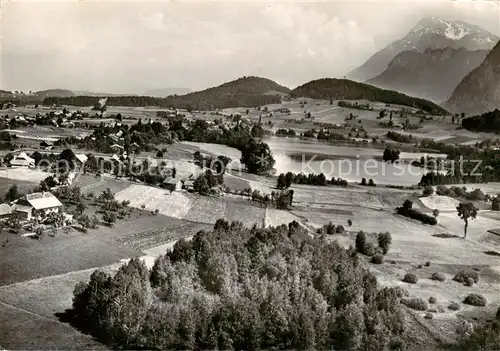 AK / Ansichtskarte  Amsoldingen Fliegeraufnahme Amsoldingen