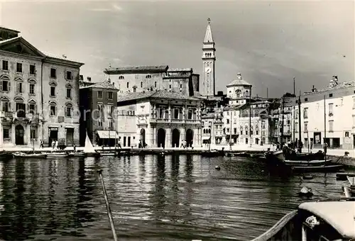 AK / Ansichtskarte  Piran_Istria_Slovenia Hafen 