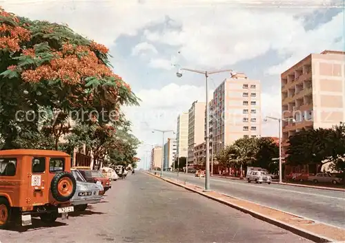 AK / Ansichtskarte  Maputo_Laurenco_Marques_Mosambik Aspecto parcial da Avenida Eduardo Mondlane 