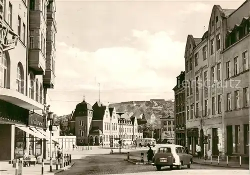 AK / Ansichtskarte  Aue__Sachsen Blick zum Karl Marx Platz und Hauptpostamt 