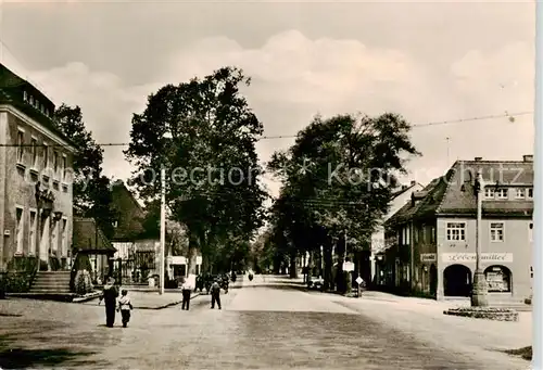 AK / Ansichtskarte  Moritzburg_Sachsen Kaethe Kollwitz Platz und Ernst Thaelmann Allee Moritzburg Sachsen