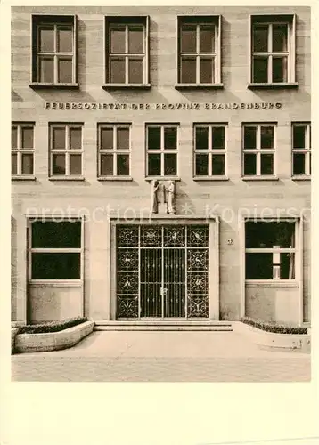 AK / Ansichtskarte  Brandenburg__Havel Feuersozietaet der Provinz Brandenburg 