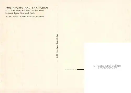 AK / Ansichtskarte 73858249 Kaltenkirchen_Holstein Musikkorps Kaltenkirchen mit 100 Jungen und Maedchen Kaltenkirchen_Holstein