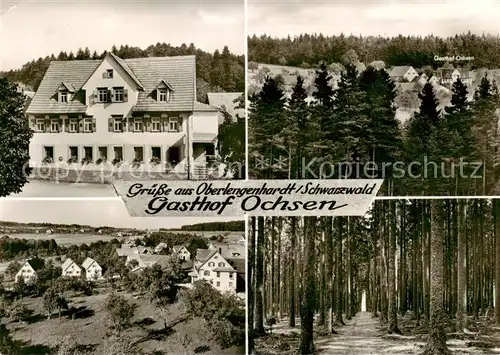 AK / Ansichtskarte  Oberlengenhardt_Schoemberg Gasthof Ochsen Hoehenluftkurort Waldpartie 