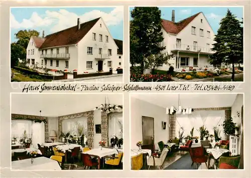 AK / Ansichtskarte  Laer_Melle Pension Haus Sonnenwinkel Gastraum Laer_Melle