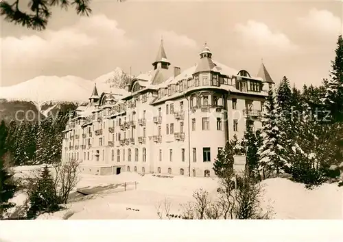 AK / Ansichtskarte  Tatranska_Lomnica_SK Grand Hotel Praha Vysoke Tatry Berghotel Hohe Tatra 