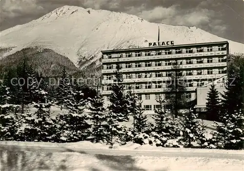 AK / Ansichtskarte  Novy_Smokovec_Neuschmecks_SK Liecebny ustav Palace Vysoke Tatry Berghotel Wintersportplatz Hohe Tatra 