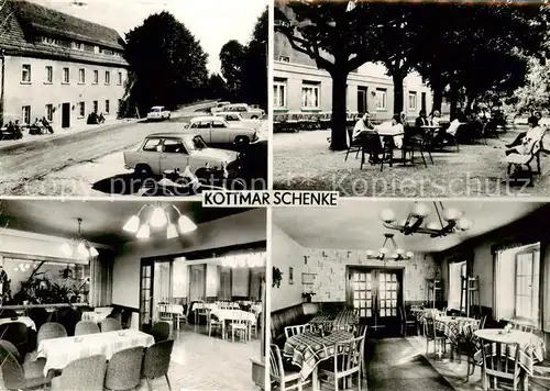 AK / Ansichtskarte 73858280 Walddorf_Sachsen Kottmar Schenke Gastraum Biergarten Walddorf Sachsen