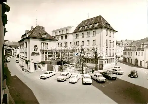 AK / Ansichtskarte  Wuerzburg Stadtzentrum Hotel Laemmle Wuerzburg