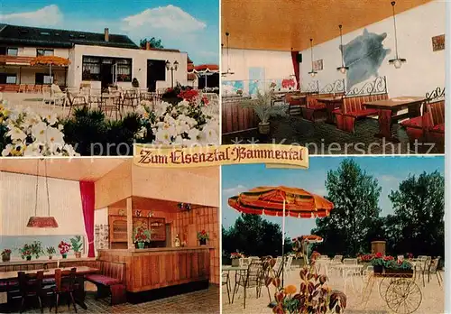 AK / Ansichtskarte 73858316 Bammental Hotel Pension zum Elsenztal Restaurant Terrasse Bammental