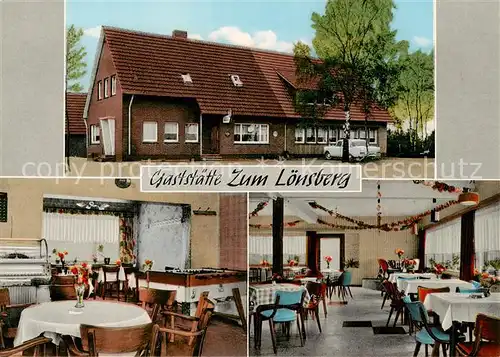AK / Ansichtskarte 73858328 Hesingen_Halle_Bentheim Gaststaette zum Loensberg Restaurant 