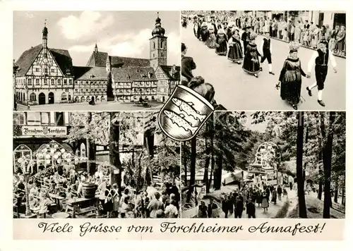 AK / Ansichtskarte  Forchheim_Oberfranken Altstadt Forchheimer Annafest Festumzug Forchheim Oberfranken