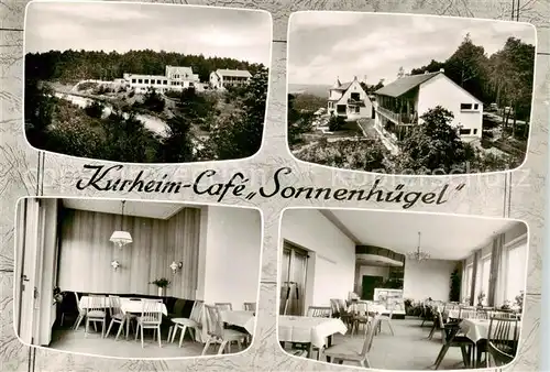 AK / Ansichtskarte  Reiterswiesen Kurheim Café Sonnenhuegel an der Ruine Bodenlaube Reiterswiesen