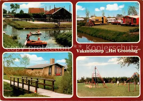 AK / Ansichtskarte  Andijk_NL Vakantiedorp Het Grootslag Kinderspielplatz Bootspartie 