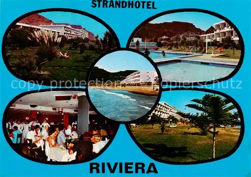AK / Ansichtskarte 73858426 Playa_del_Cura_Gran_Canaria_ES Strandhotel Riviera Gastraum Schwimmbad 