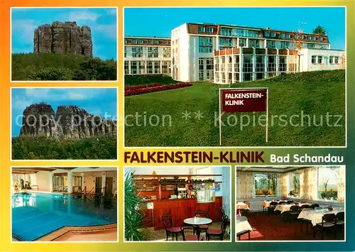 AK / Ansichtskarte 73858435 Bad_Schandau Falkenstein Klinik  Bad_Schandau