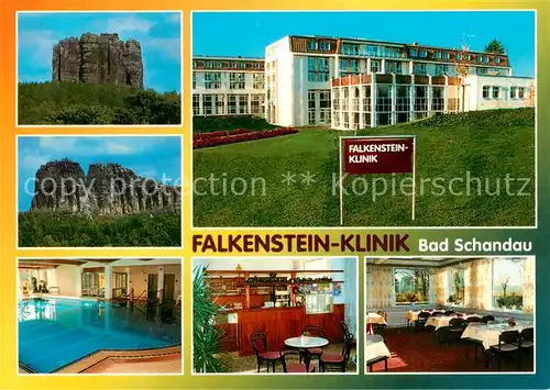 AK / Ansichtskarte  Bad_Schandau Falkenstein Klinik  Bad_Schandau