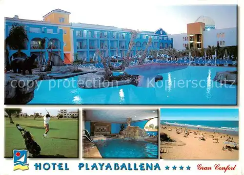 AK / Ansichtskarte 73858454 Rota_Cadiz_Costa_de_la_Luz_ES Hotel Playaballena Golf Hallenbad Strand 