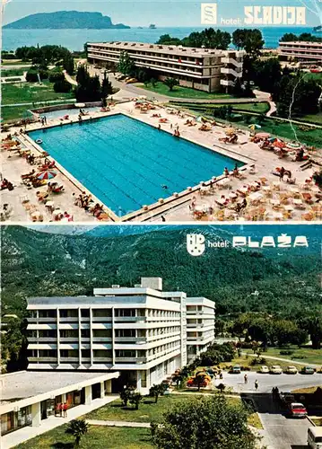 AK / Ansichtskarte  Budva_Montenegro Hotel Sladija Pool Hotel Plaza 