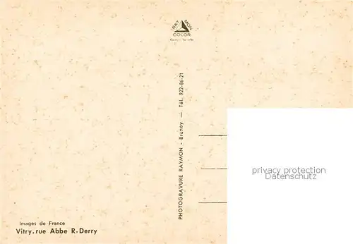 AK / Ansichtskarte  Vitry_51-le-Francois Rue Abbe R Derry 