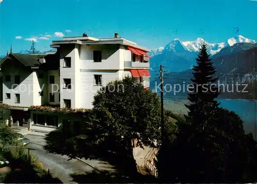 AK / Ansichtskarte  Beatenberg_Thunersee_BE Kurheim Schoenegg 