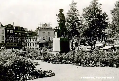 AK / Ansichtskarte  Amsterdam__NL Rembrandtsplein 