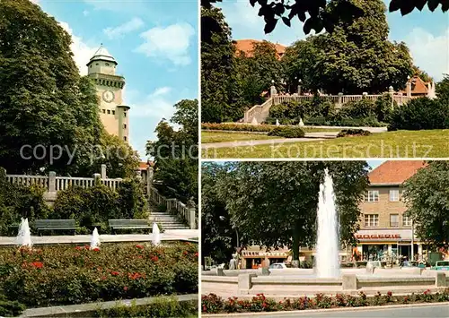 AK / Ansichtskarte 73858555 Frohnau_Berlin Ludolfinger Platz Fontaene Park Frohnau Berlin