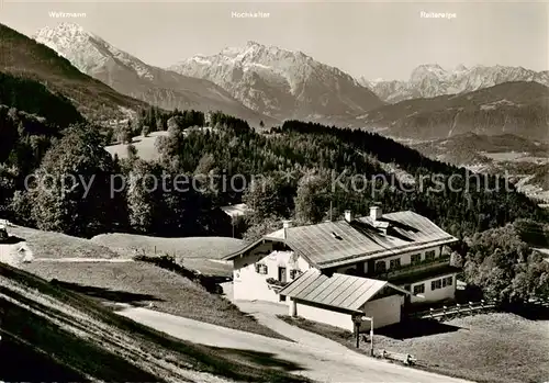 AK / Ansichtskarte  Oberau__Berchtesgaden Berggasthof Pension Dora Berchtesgadener Alpen 