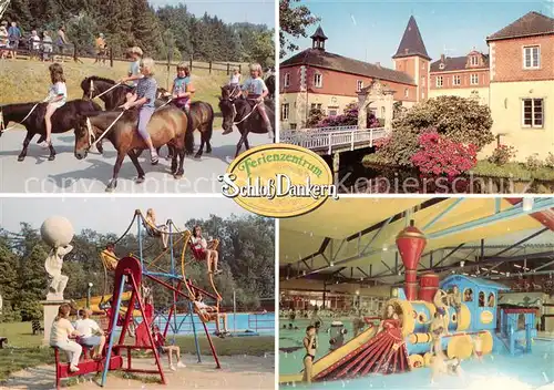AK / Ansichtskarte 73858569 Haren_Ems Ferienzentrum Schloss Dankern Kinderspielplatz Hallenbad Reiten Ponyhof Haren_Ems