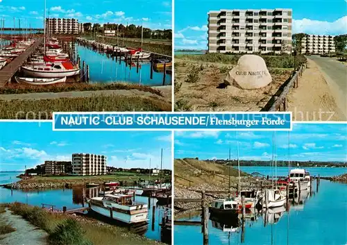 AK / Ansichtskarte  Schausende_Gluecksburg_Ostsee Nautic-Club Flensburger Foerde 