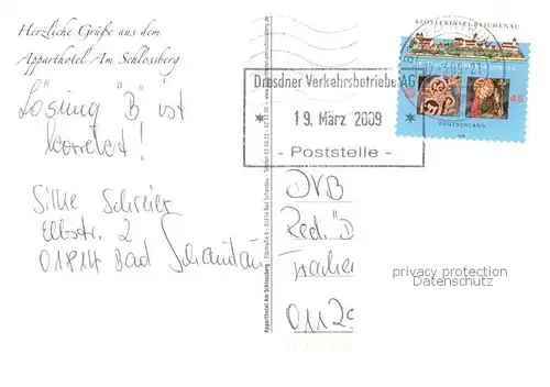 AK / Ansichtskarte  Bad_Schandau Apparthotel am Schlossberg Panorama Saechsische Schweiz Bad_Schandau