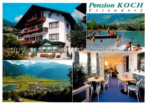 AK / Ansichtskarte 73858618 Uttendorf_Salzburg_AT Pension Koch Panorama Badespass Gastraum 