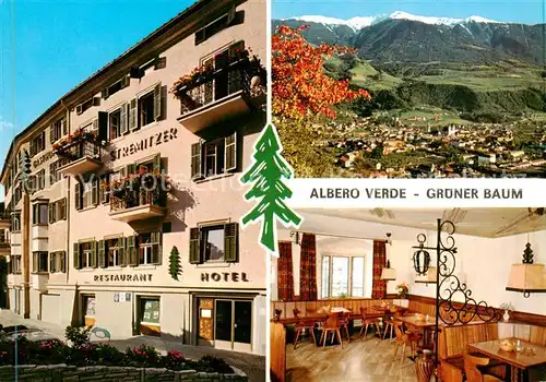 AK / Ansichtskarte  Bressanone_Brixen_Suedtirol_IT Albergo Ristorante Albero Verde Panorama Gastraum 