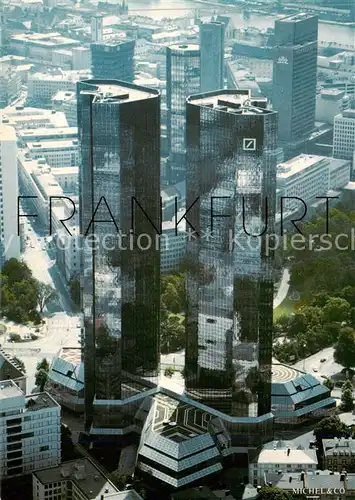 AK / Ansichtskarte 73858689 Frankfurt_Main Deutsche Bank Hochhaus Frankfurt Main