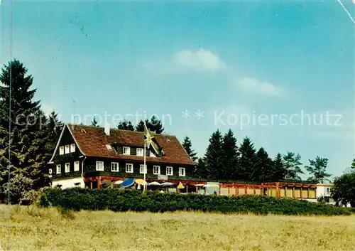 AK / Ansichtskarte 73858712 Marienheide VdH Waldhotel Cafe Brucher Talsperre Marienheide