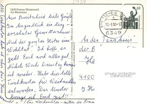 AK / Ansichtskarte  Pottum Am Wiesensee Teilansichten Ortspartie Kirche Pferdekutsche Pottum